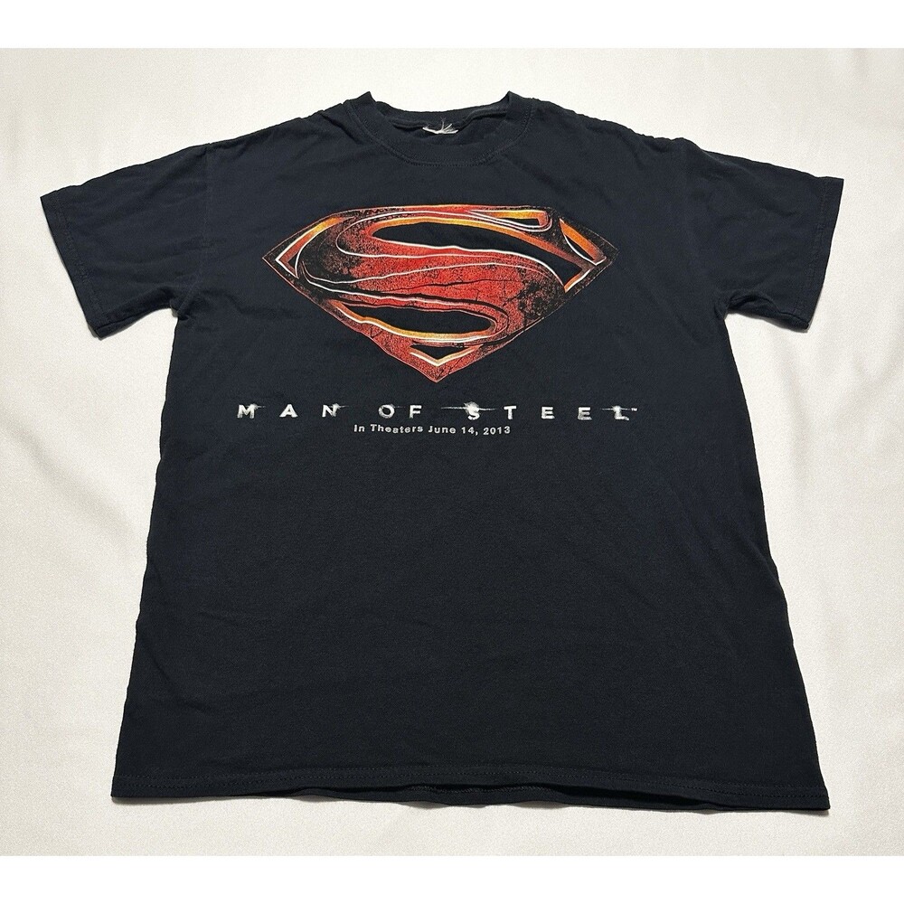 2013 DC-Comics Superman Man-Of-Steel S-Logo Adult Small Shirt Movie Twizzlers